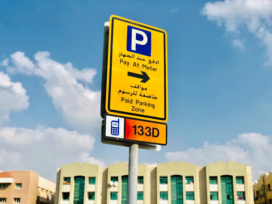 Parking signage