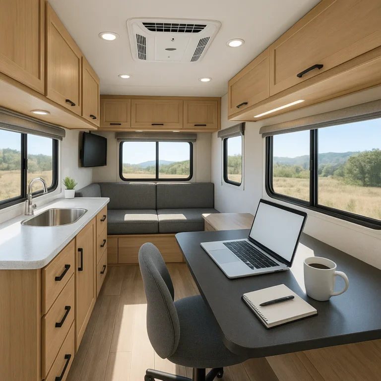 Featured image for 8 Best Remote Work RV Mobile Office Designs for 2026