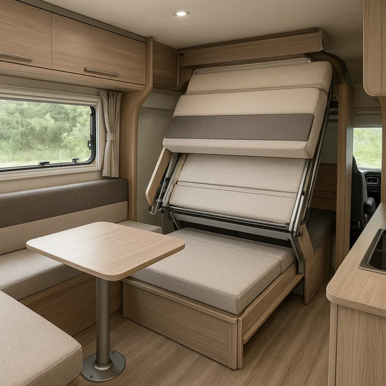 Featured image for 7 Folding RV Room Tech Innovations That Double Your Space 2026